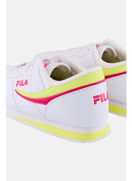 FILA Women Machu Lace Up Outdoor Shoes, White  - Image 2