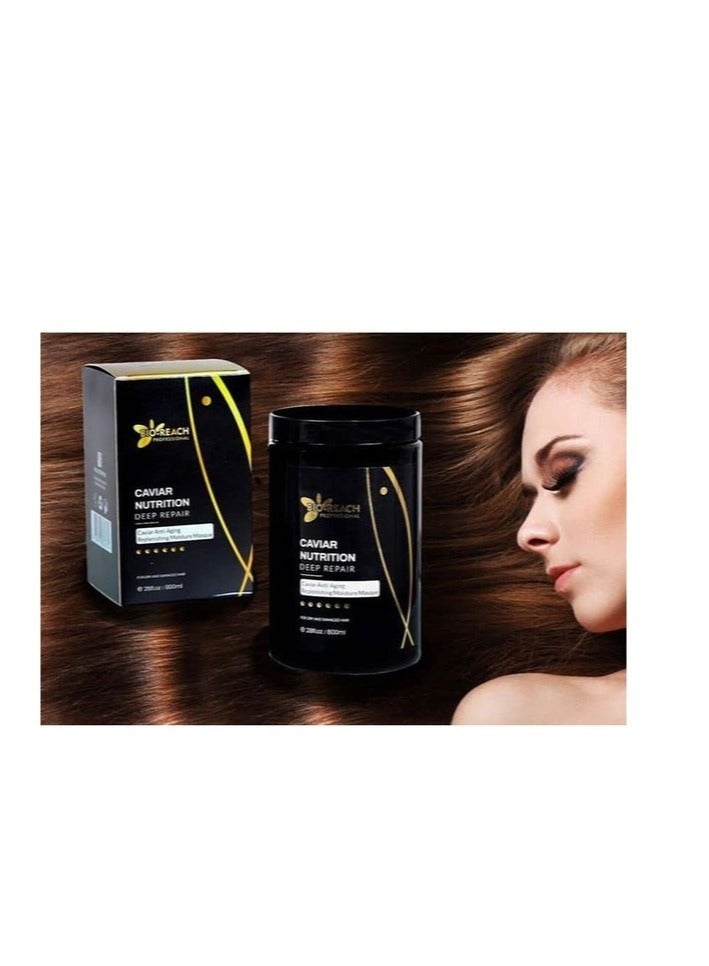 BIO-Reach بايو-ريتش بروفيشنال كافيار نيوتريشن لإصلاح الشعر بعمق 800 مل - Image 1