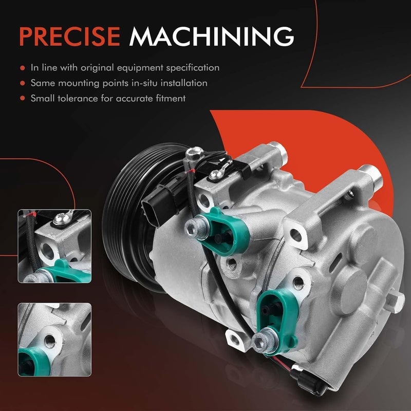 A-Premium AC Compressor with Clutch for Hyundai and Kia - Image 5