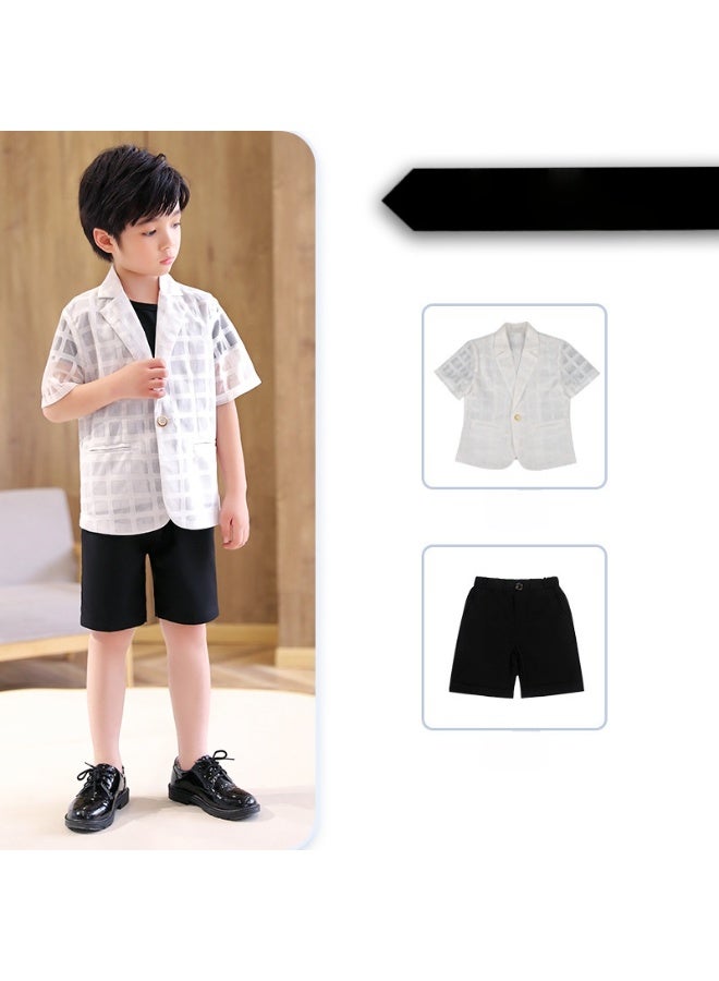 Shougu Short Sleeved Hollowed Out Casual Children's Suit  - Image 1