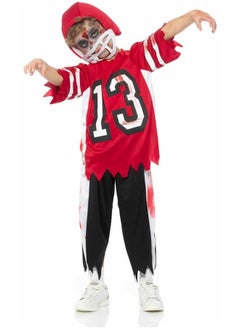 RUBIE'S Zombie Football Soccer Player Kids Costume-84597-M-5-6Y-Red  - Image 2