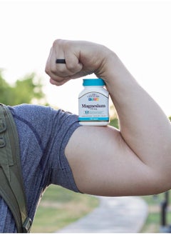 21st CENTURY A Nutritional Supplement Rich in Magnesium to Enhance Health and Activity with Double Effectiveness 250 mg - 110 Tablets  - Image 2