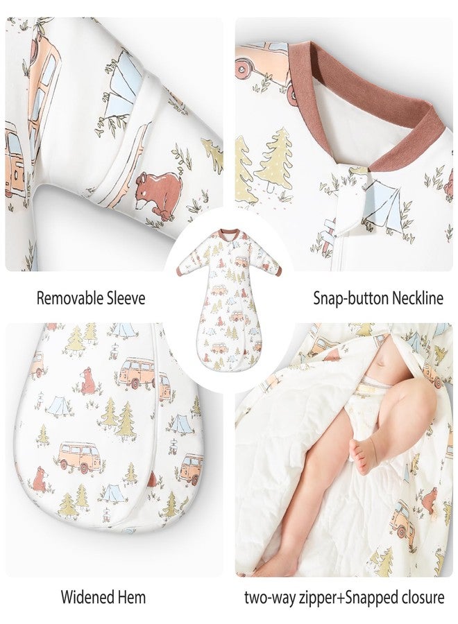 ikaufen Baby Sleep Sack 100% Cotton Smart Thermostatic Stay Snug Swaddle Transition Sleeping Bag 1.0 TOG 12-24Months(M) - Image 5