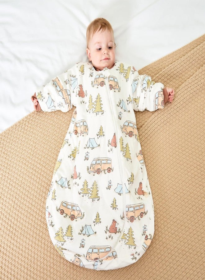 ikaufen Baby Sleep Sack 100% Cotton Smart Thermostatic Stay Snug Swaddle Transition Sleeping Bag 1.0 TOG 12-24Months(M) - Image 2
