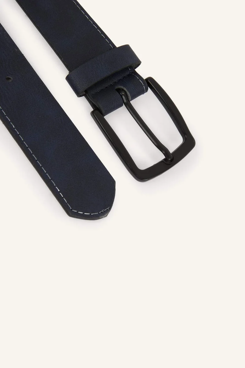 Defacto  Man Rectangle Clasp Faux Leather for Men | Best Price UAE