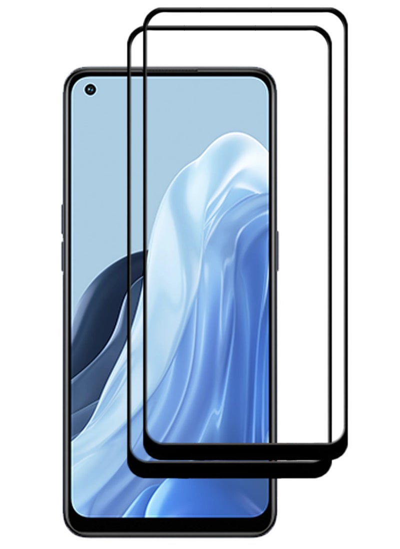 ACLIX 2 Pieces Antistatic ESD Dustproof Premium Quality High Definition Tempered Glass Screen Protector Designed For Oppo Reno7 - Image 1
