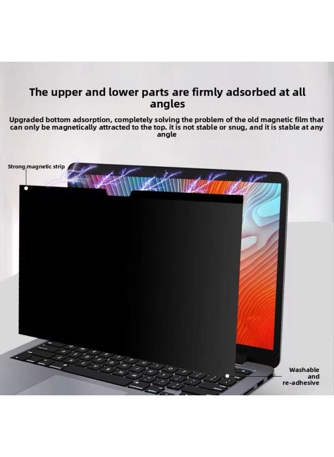 For Macbookpro13.3 Magnetic Anti-peep Film Apple Notebook 13.6/14.2 Detachable Anti-peep Film-Color:Magnetic Attraction + Detachable Storage★Imported Anti-peep Film + Packaging Box-Dimensions:2020 MacBook Air13.3 "(A2337/A2179)