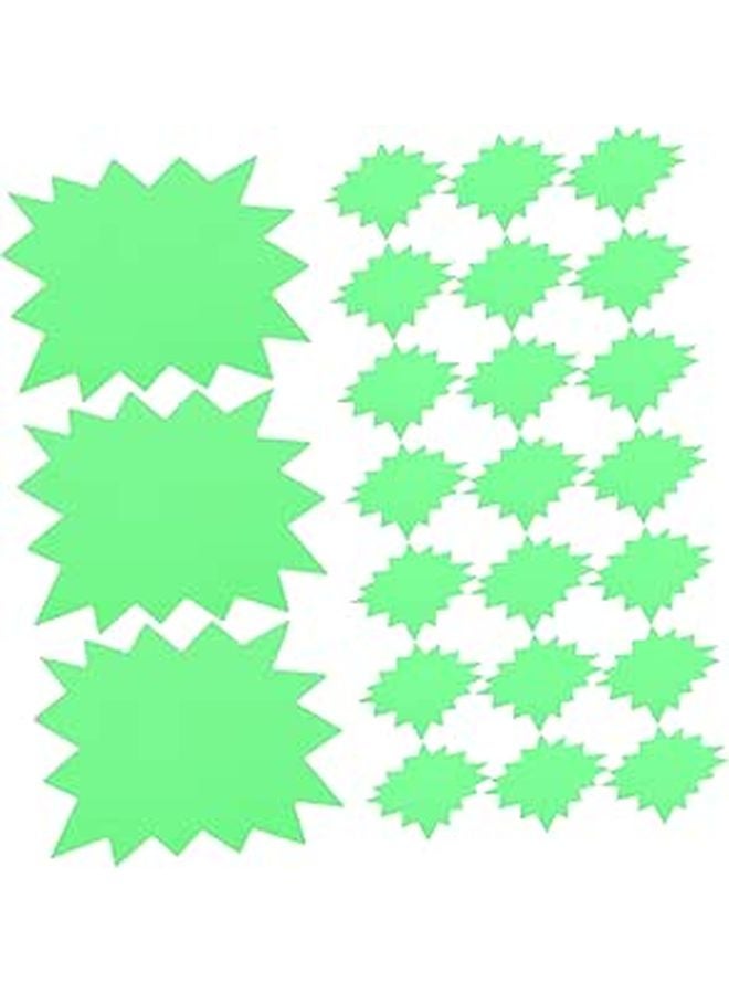 250pcs Fluorescent Price Tags Stickers For Retail Clothing Store Signage - Image 1