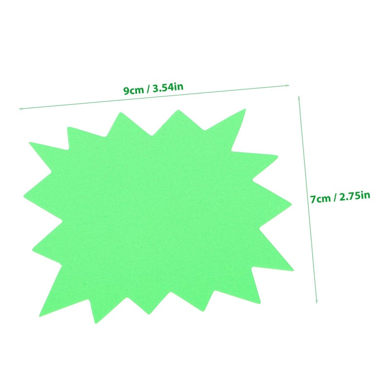 250pcs Fluorescent Price Tags Stickers For Retail Clothing Store Signage - Image 3