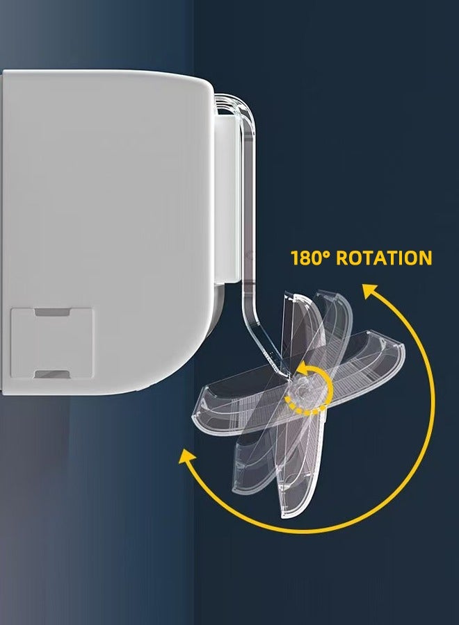 عاكس هواء مكيف شفاف وقابل للتعديل - مناسب للمكيفات المنفصلة - يعزز دوران التبريد والتدفئة - Image 3
