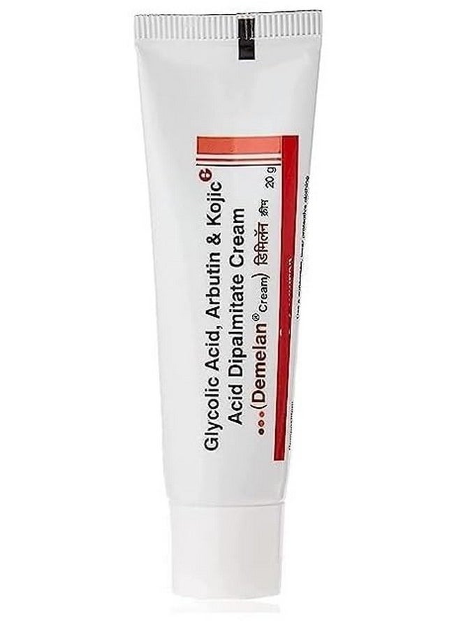 BREEMETIC Demelen Cream Glycolic Acid, Arbutin & Kojic Acid Dipalmitate Cream 20G (Pack 1)  - Image 4