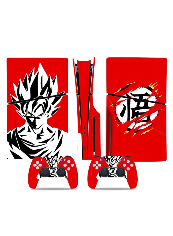 general Chivalrous PS5 Slim Game Sticker Cartoon Cool Film Skin Sticker Protection Film-Color:TN-P5SDisc-0174 - Image 2