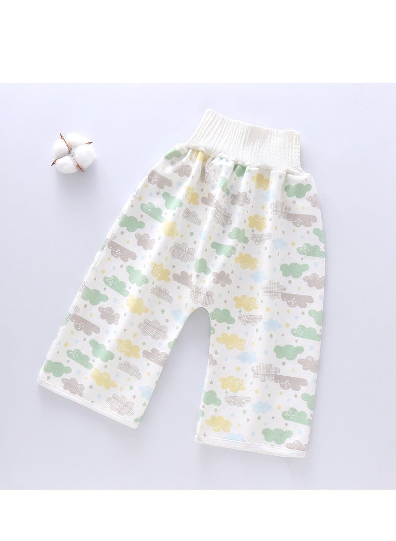 1Pcs Cotton Baby Pants Waterproof Underwear For Pee Nappy Diaper Pants Potty Training - Image 1