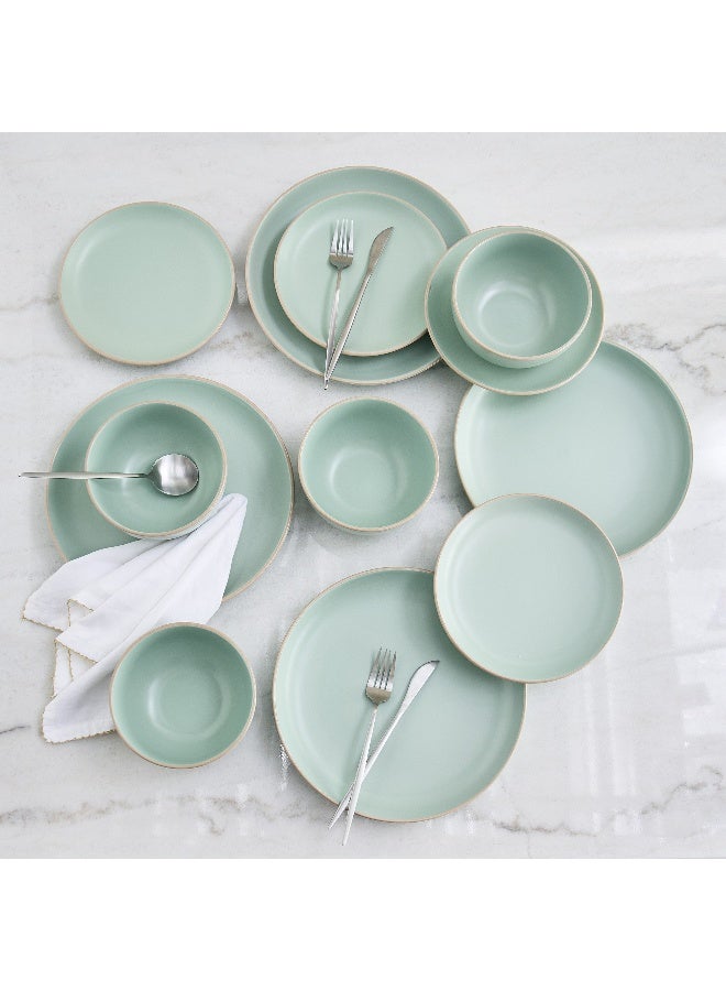 Home Box Elegenza 12-Piece Glaze Dinner Set - Serves 4 - Image 1