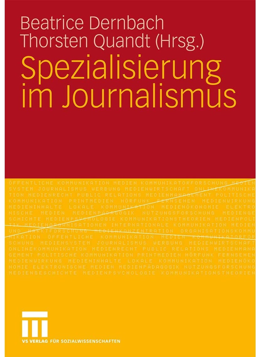 Spezialisierung im Journalismus 