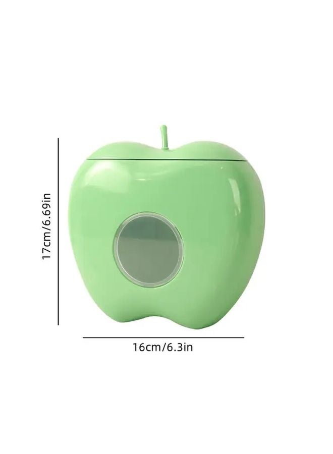 Apple Wall Mounted Storage Box Grey ABS Plastic Wrap Bag Organizer - Image 2