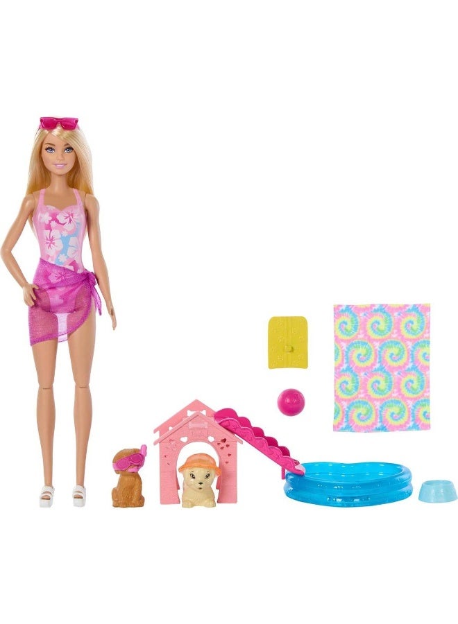 Barbie Puppy Pool Party Playset - Image 2