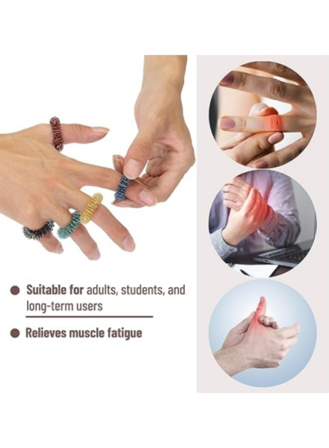 Generic Mr. Pen- Spiky Sensory Rings, 10 Pack, Stress Relief Fidget Sensory Toys, Fidget Rings, Fidget Ring for Anxiety, Stress Relief Rings, Massager for Fidget ADHD Autism, Silent Stress Reducer Ring  - Image 4
