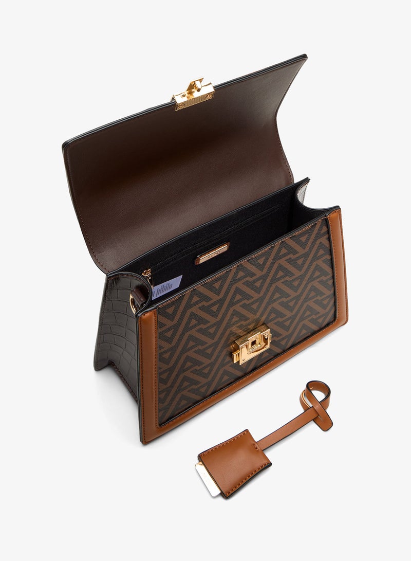 الدو حقيبة كتف علوية بمقبض وغطاء - Image 3