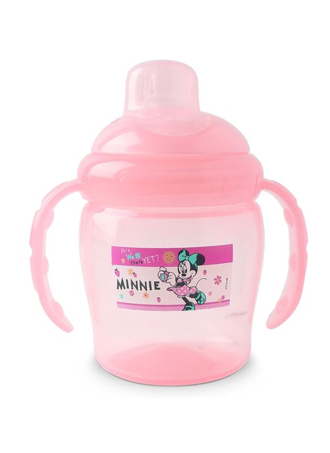Minnie Mouse Baby Spout Cup with Twin Handle 6 Months+, 225ml, BPA Free, Baby Drinking Cup
