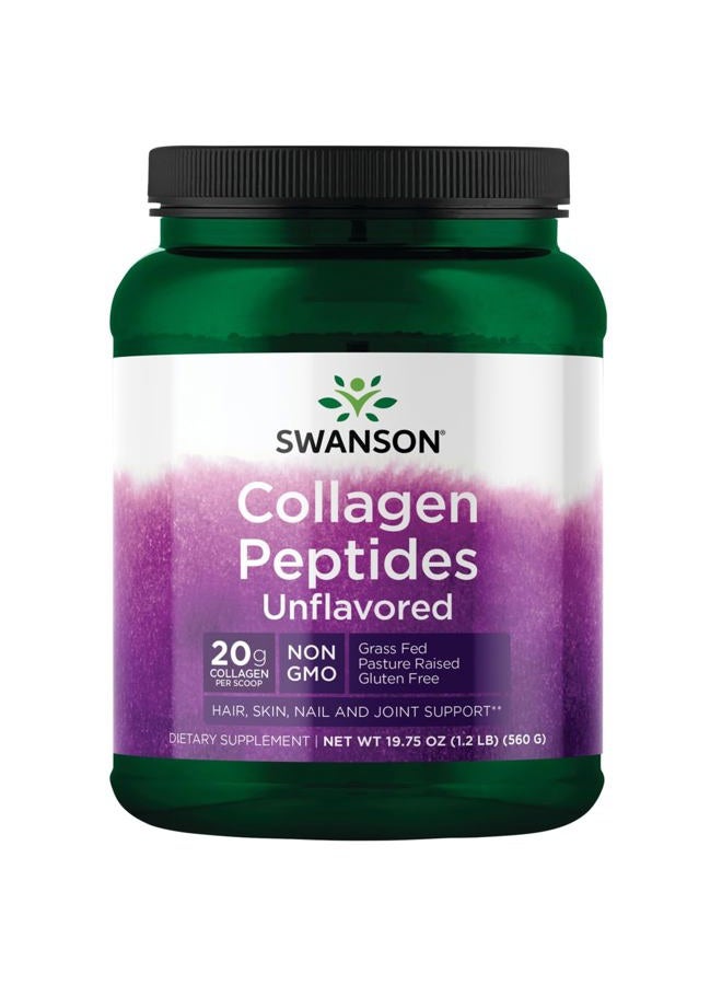 SWANSON Collagen Peptides Unflavored 19.75 oz Pwdr - Image 1