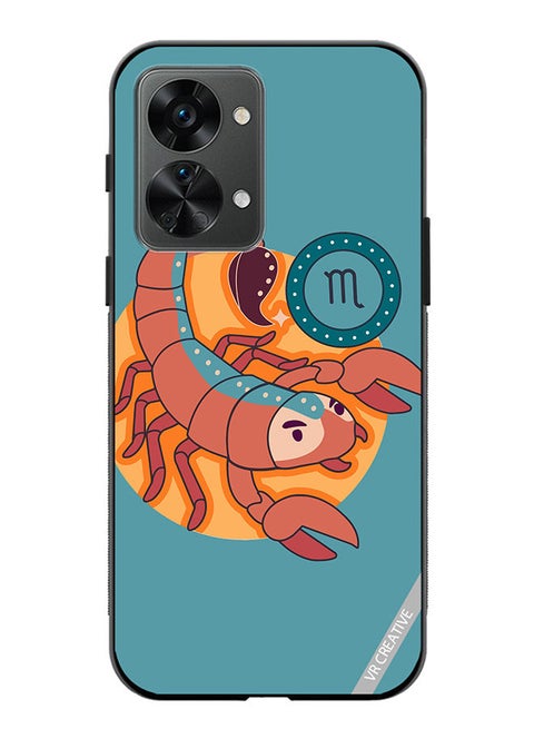 Protective Case Cover For OnePlus Nord 2T The Scorpion Zodiac Signs Design Multicolour