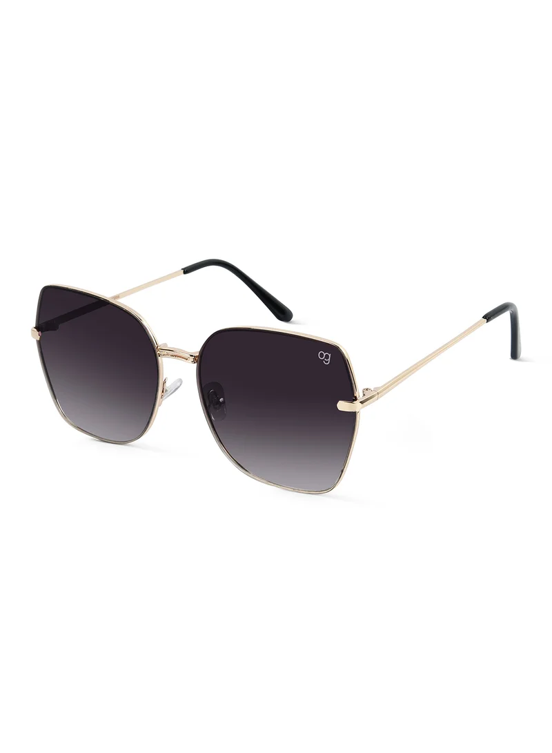 Woggles Stylish & Classy UV Protected Black Oversized Sunglasses | Men & Women