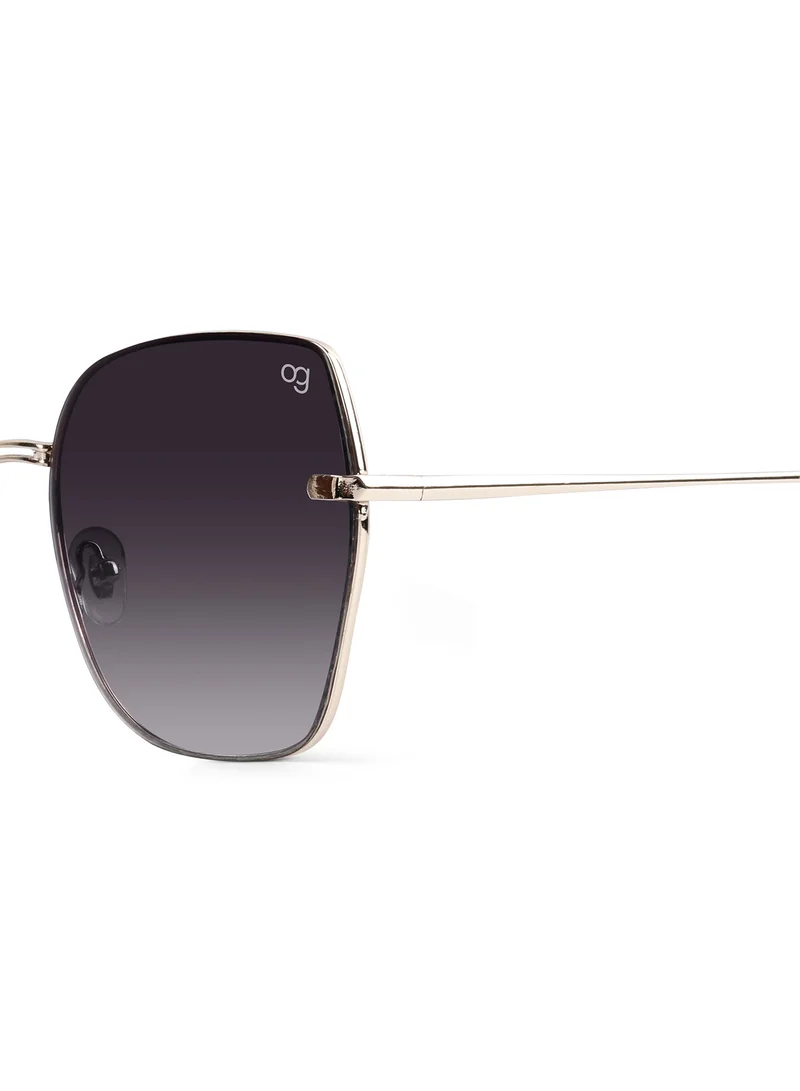 Woggles Stylish & Classy UV Protected Black Oversized Sunglasses | Men & Women