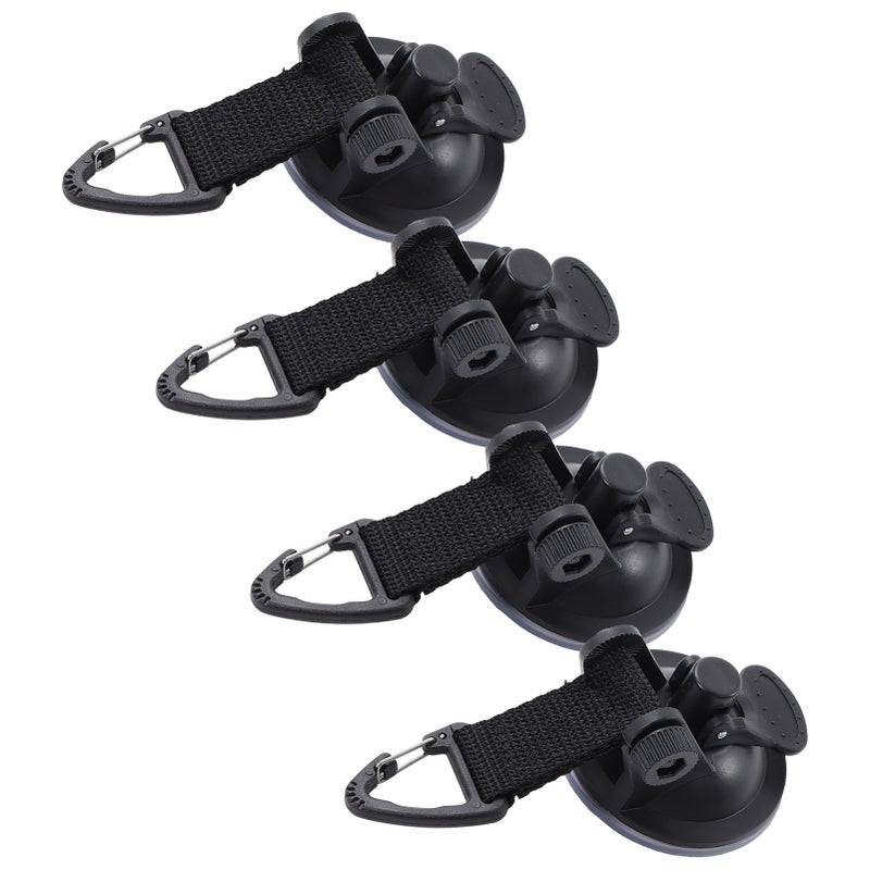4PCS Car Tent Suction Cup High Strength Light Weight Easy Install Portable Suction Cups for Awning Tents Camping Tarp - Image 5
