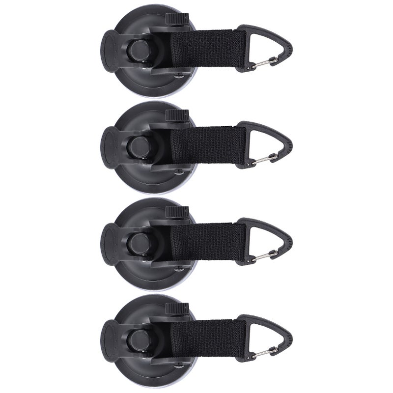 4PCS Car Tent Suction Cup High Strength Light Weight Easy Install Portable Suction Cups for Awning Tents Camping Tarp - Image 3