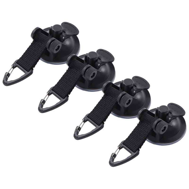 4PCS Car Tent Suction Cup High Strength Light Weight Easy Install Portable Suction Cups for Awning Tents Camping Tarp - Image 4