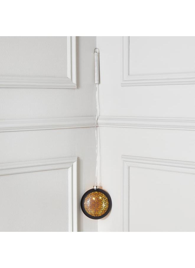 Home Box Glass Geo Cutout Round Led Accent 12X4X13 Cm  - Image 2