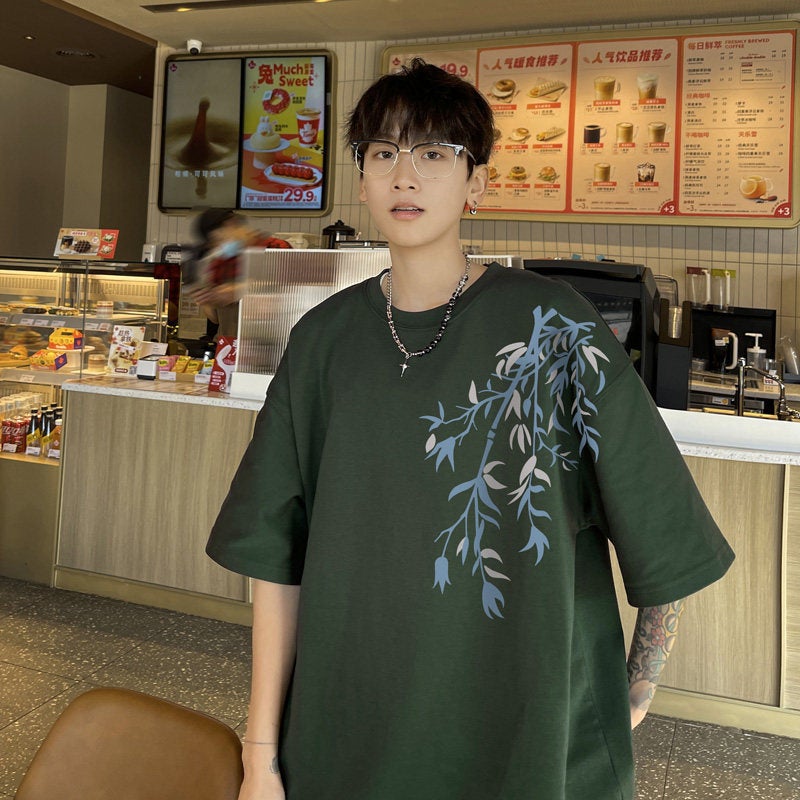 New Chinese Style National Style T-Shirt Men'S Short-Sleeved Summer All-Match Fashionable Brand Half-Sleeved Men'S Top - Image 4