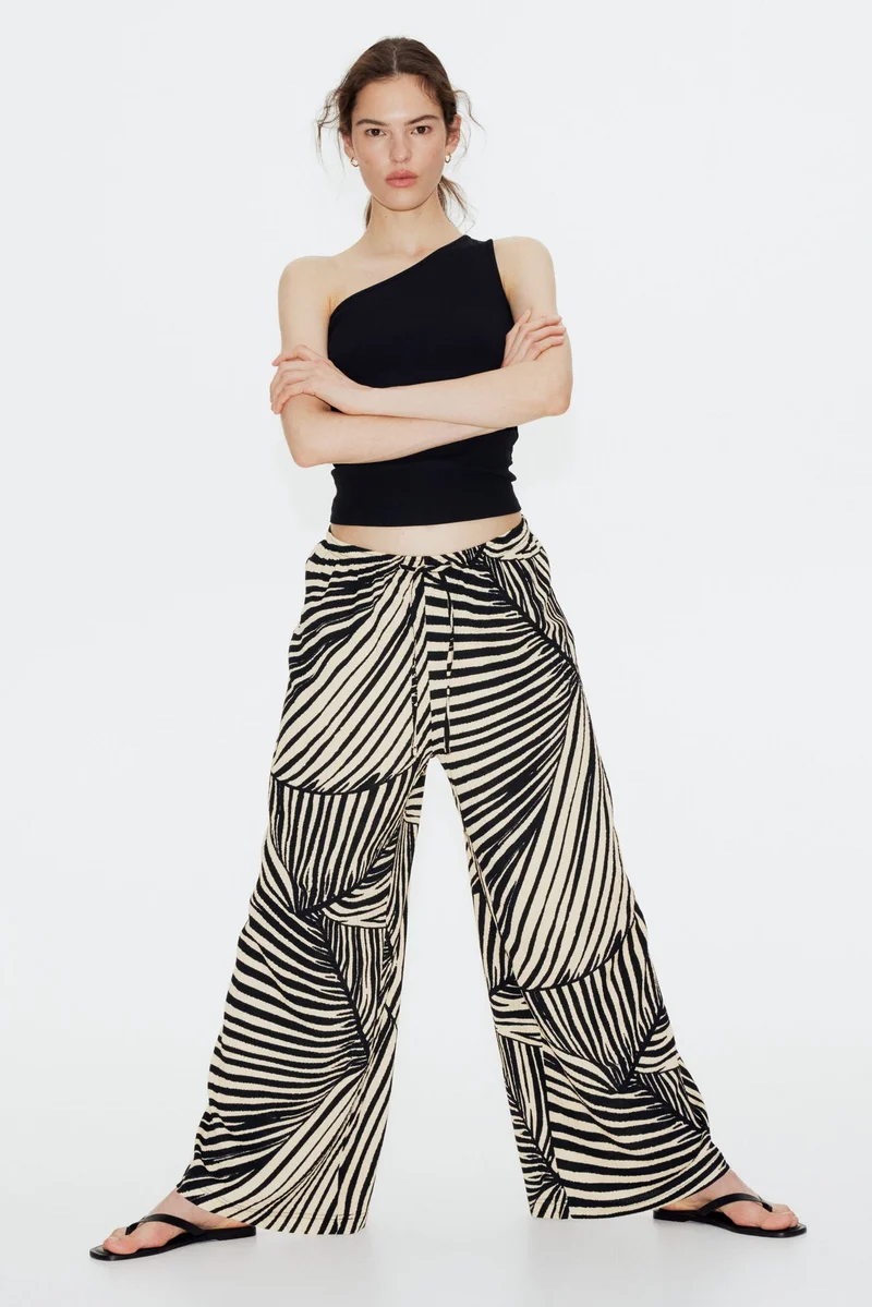H&M Wide pull-on trousers