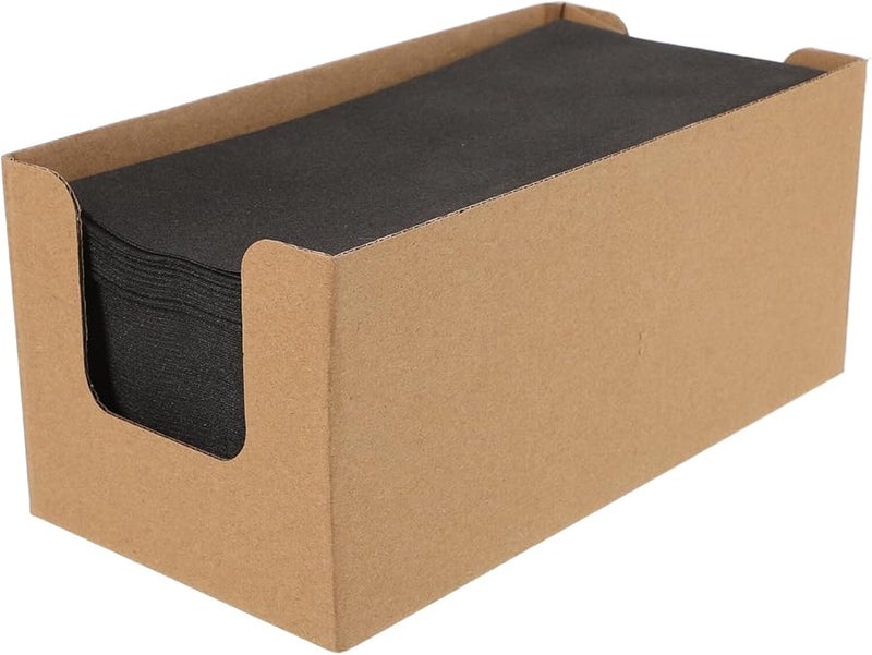 ValicLud 50 Pcs Black Disposable Napkins Thickened for Wedding Party Banquets Festivals - Image 2
