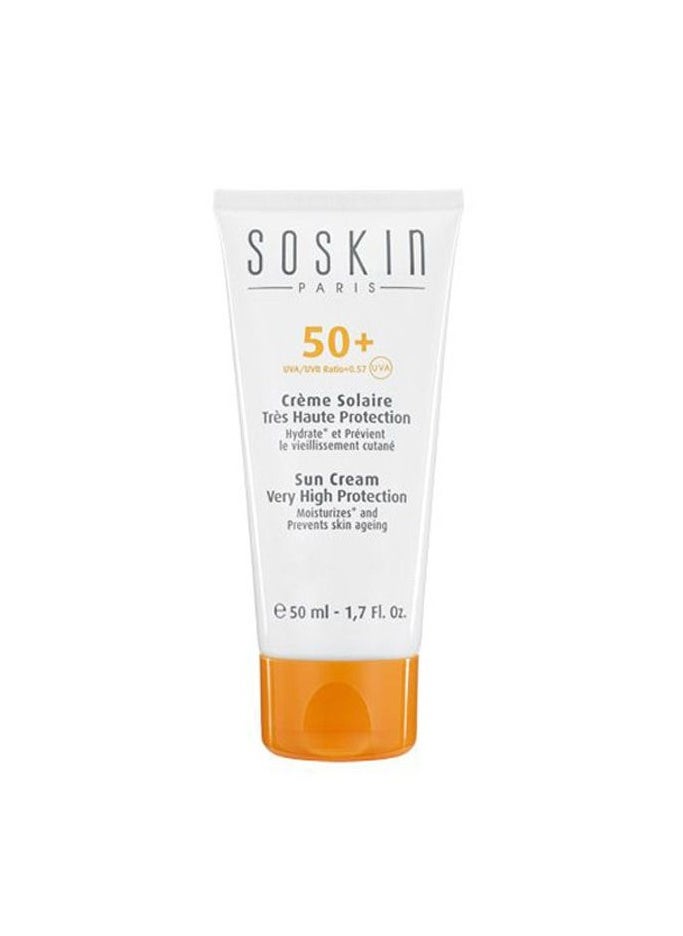 سوسكين كريم الحماية من الشمس Soskin Sun Guard (SPF 50+) حماية عالية جدًا 50 مل 
