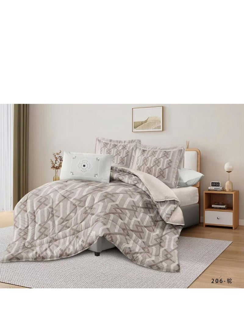 King Size 3 Pcs Bedsheet Set [1 Flat Sheet (W 270 X L 250) + 2 Pillowcases (75 X 50)] - Image 1