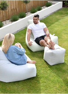 Extreme Lounging Extreme Lounging® - Original B-Box Pouf - Made in UK - Premium Quality Double Stitched Ottoman - UV Protected & Waterproof Stool, Ideal for Indoor & Outdoor Use - 40x40x40cm - Berry  - Image 3