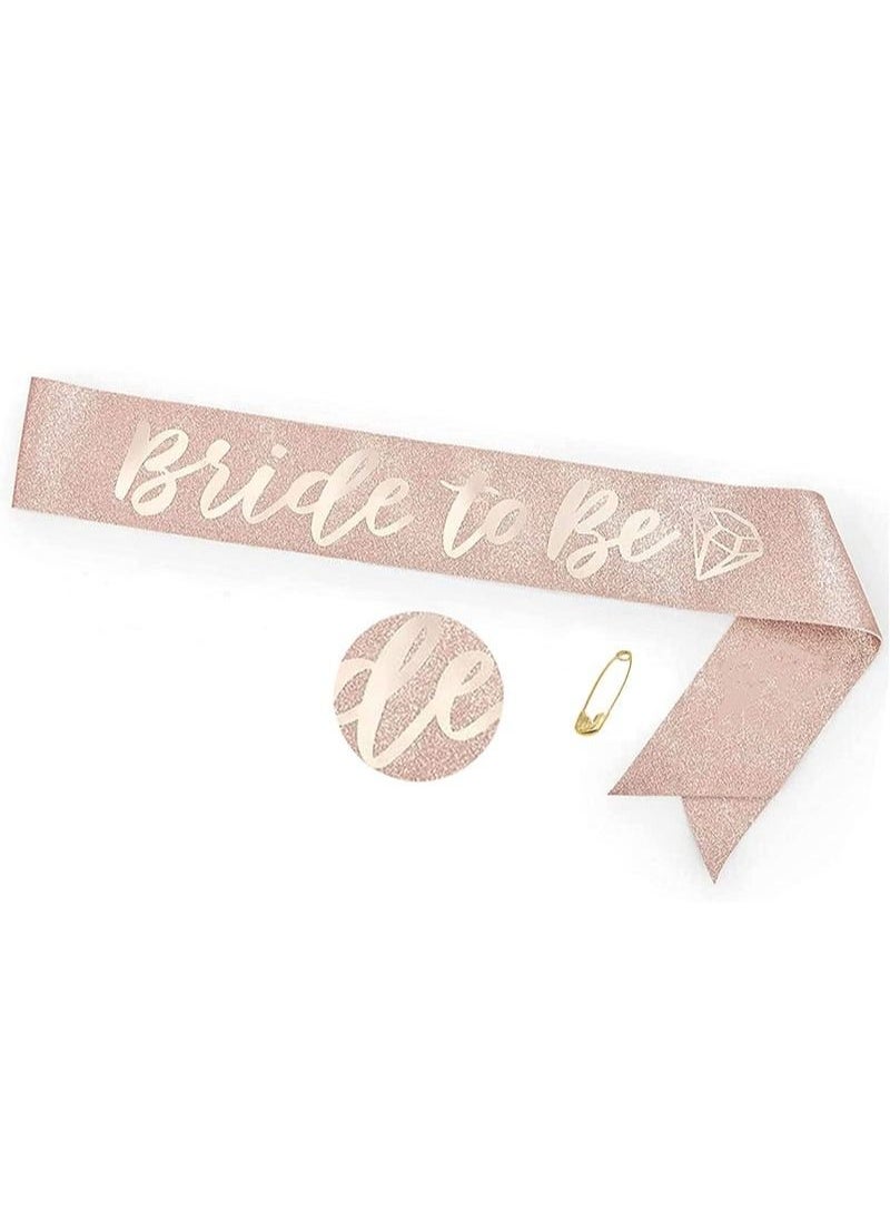 Generic Bachelorette Party Decorations Rose Gold Glitter Kit  - Image 5