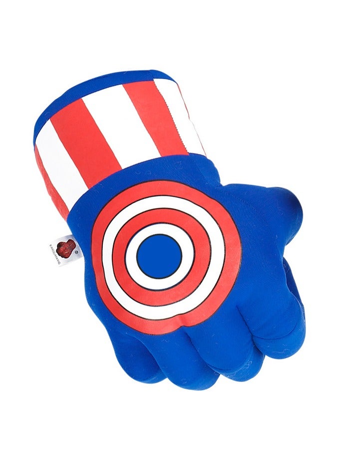 2-Piece Plush Captain America Gloves Set - Image 3