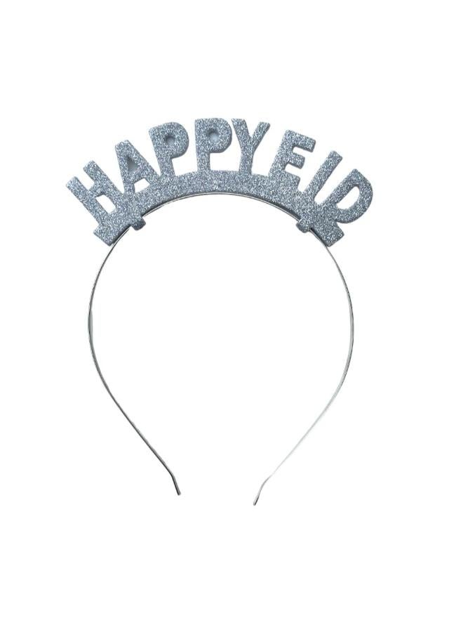 Happy Eid Silver Headband