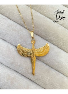 18K Gold Plated Stainless Steel Pharaonic Pendant Necklace - pzsku/Z253B981939DF6C20DFF8Z/45/_/1737294832/6487a5a1-ebf3-4624-96be-988b2799de67