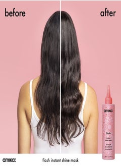 amika AMIKA Flash Instant Shine Hair Gloss Mask 200ml – Lightweight, Quick-Action Treatment for Brilliant Shine, Softness, and Vibrant, Healthy-Looking Hair in 60 Seconds  - Image 4