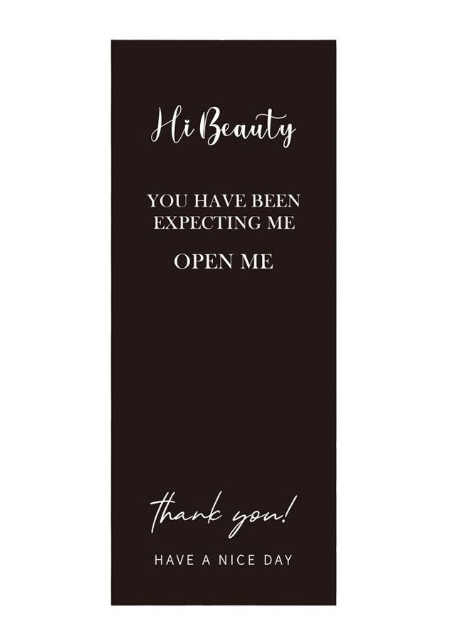 Generic 50 Pieces Rectangle Decorative Labels, Minimalist Art Pattern Box Seal Stickers Package Label, Decorative Sealing Decal For Jewelry Gift Packaging Customer Mailer Box Retail Bag  - Image 1