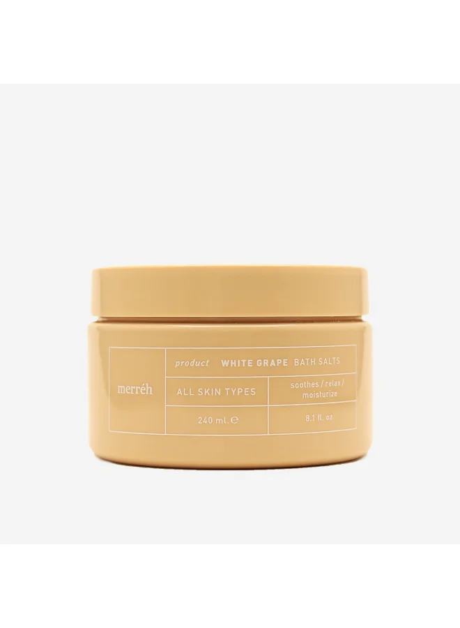 ميريه باريس أملاح استحمام العنب الأبيض 240 مل