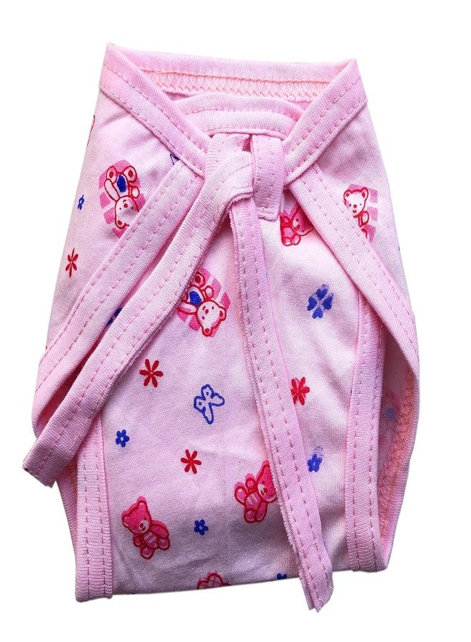 Baby Zhabla (4 Pcs) And Nappy (Langot) (8 Pcs), Hosiery Soft Quality Branded Cloth Material, 0-6 Months (Multicolor) (Assorted) - Image 3