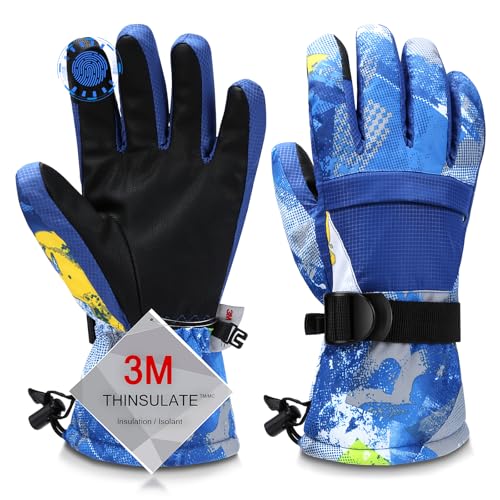 Odtmger Ski Gloves, Warmest Waterproof and Breathable Snow Gloves for Cold Weather, Fits Both Men & Women,for Parent Child Outdoor - Image 1