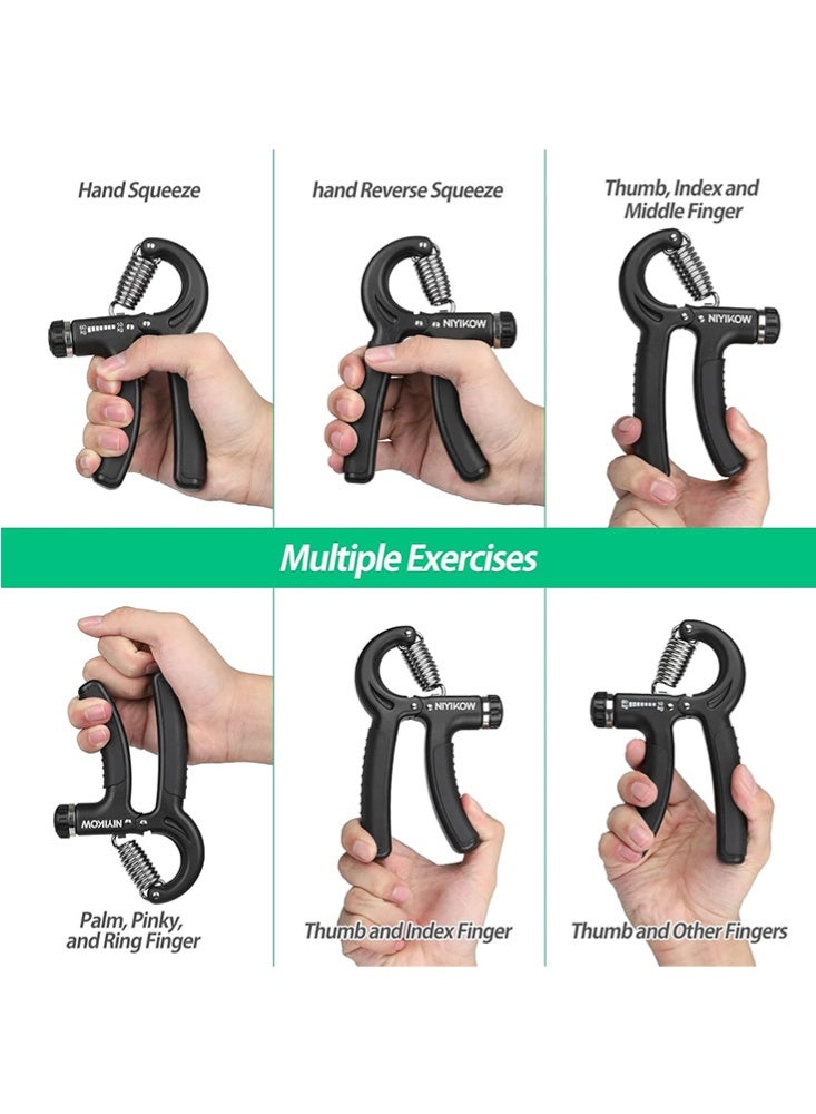 Adjustable Hand Grip Strength Trainer 10–60KG | Forearm & Finger Exerciser | Hand Strengthener for Gym Training, Sports Performance & Rehabilitation - Image 3