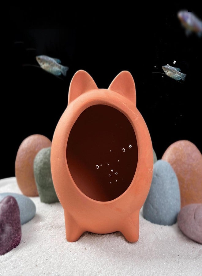 PENCK Pleco Shrimp Breeding Cave Betta Fish Tank Accessories Cute Ceramic Fish Tank Ornament Fish Hideout for Aquarium Decoration - Image 1