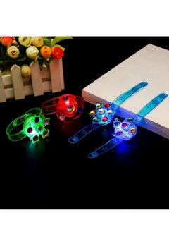 Cool Baby COOLBABY 25 Pack LED Light Up Fidget Spinner Bracelets Party Favors for Kids 4-8 8-12, Glow in The Dark Party Supplies,Gifts for Kids,Random Color  - Image 5